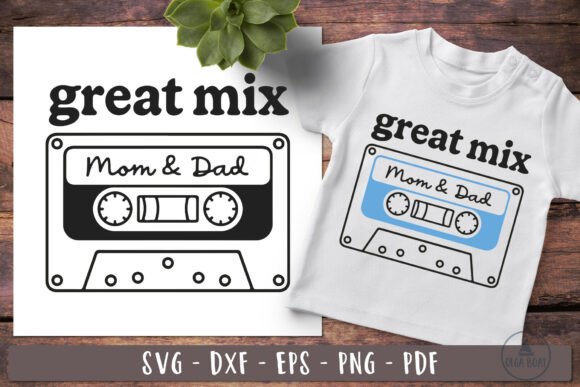 Cassette Tape Mom Dad SVG: An Embroidery Review