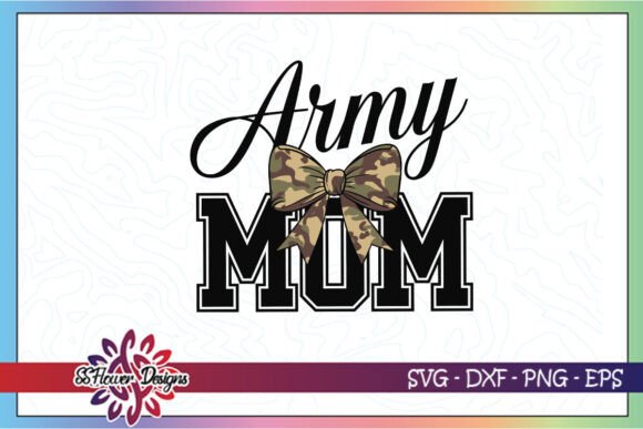 Coquette Bow Army Mom Veteran SVG Review