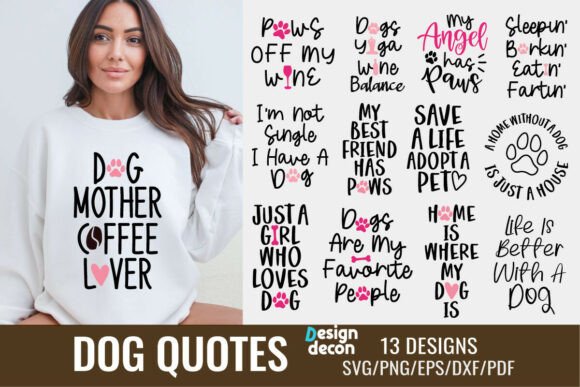 Dog Mom Quotes SVG PNG Bundle: A Designer’s Review