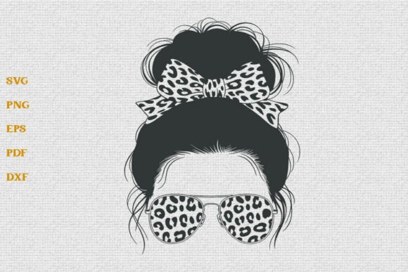 Leopard Messy Bun Hair SVG: A Stitch Test Review