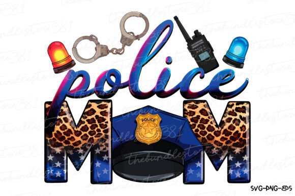 Police MOM Sublimation SVG PNG: A Designer's Review