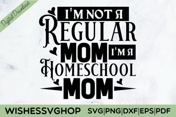 Regular Mom Homeschool SVG PNG: Embroidery Review